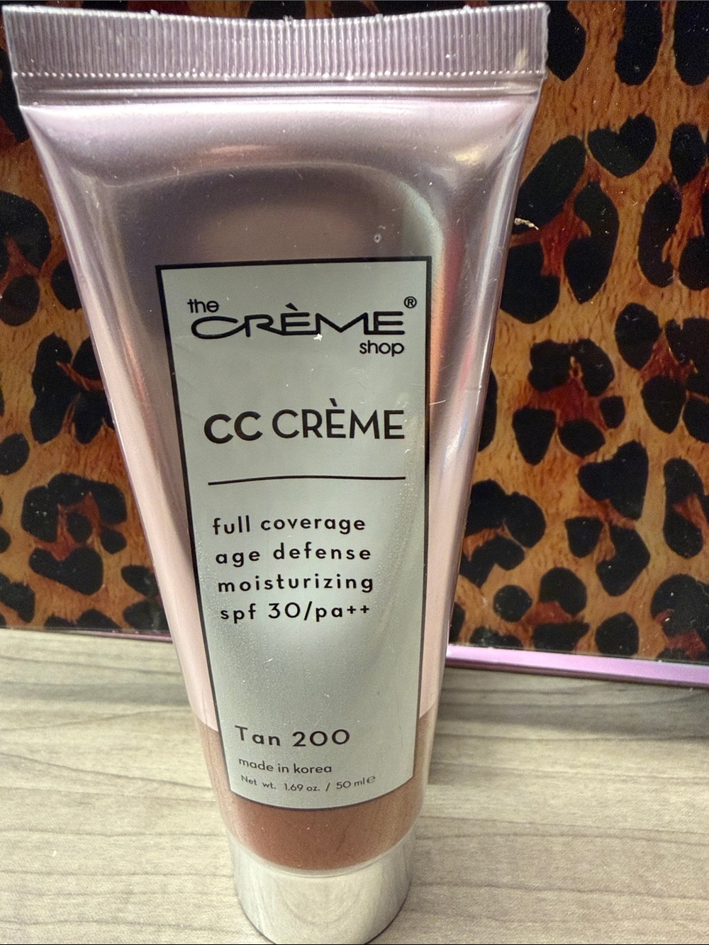The Crème Shop CC Crème Tan 200 - Full Coverage Moisturizing SPF 30